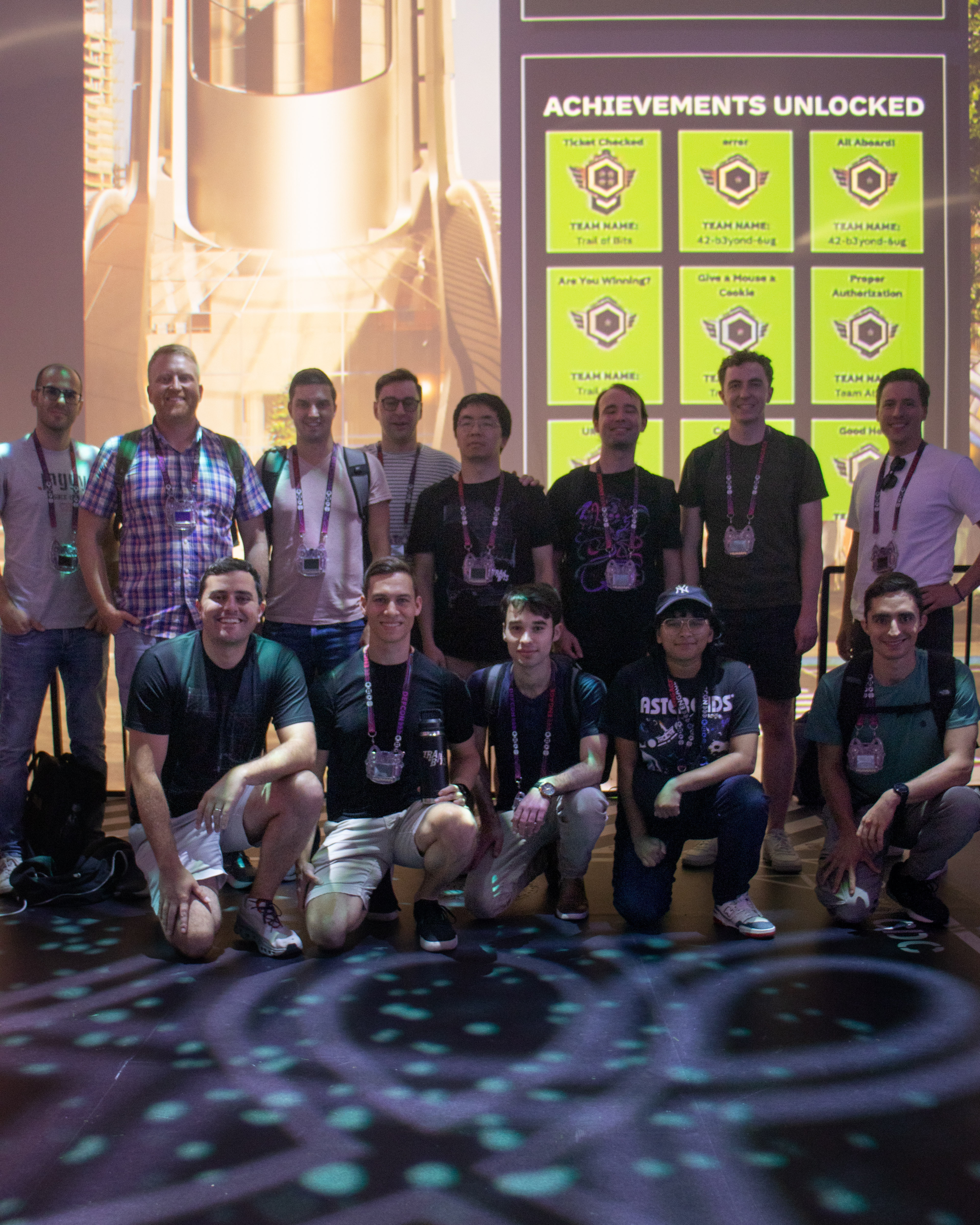 Group photo of the Trail of Bits Buttercup development team at their office